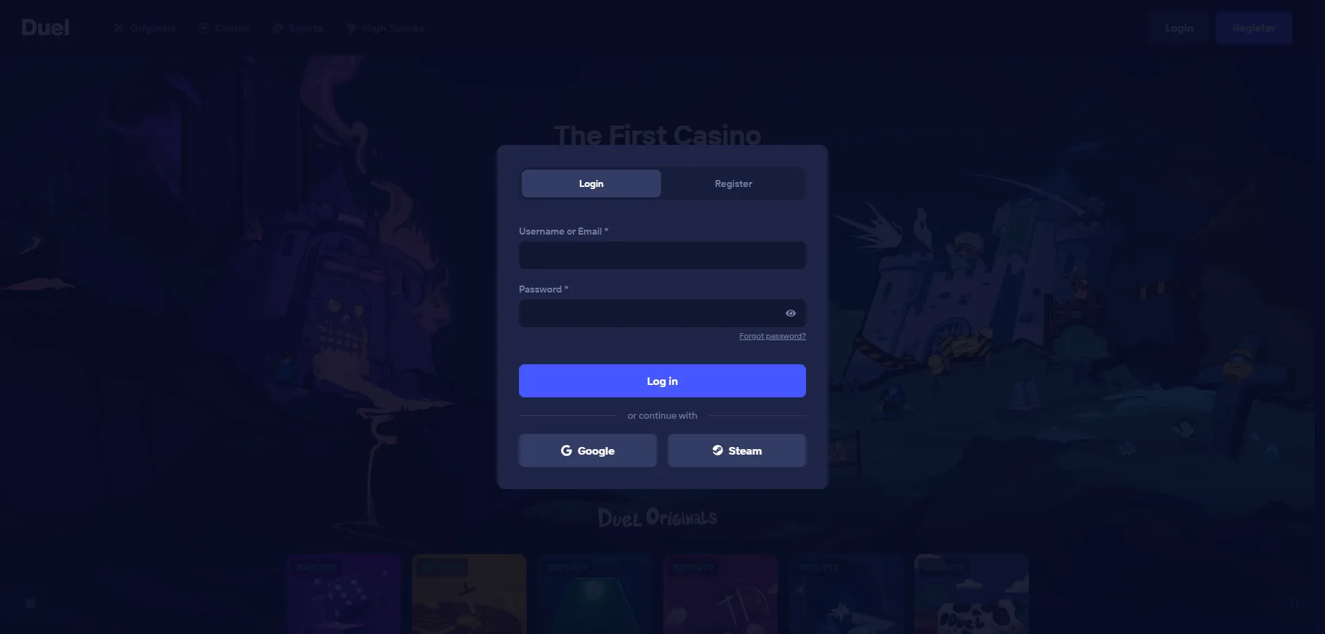 Prihlásenie do Duel Casino účtu – bezpečný prístup pre hráčov