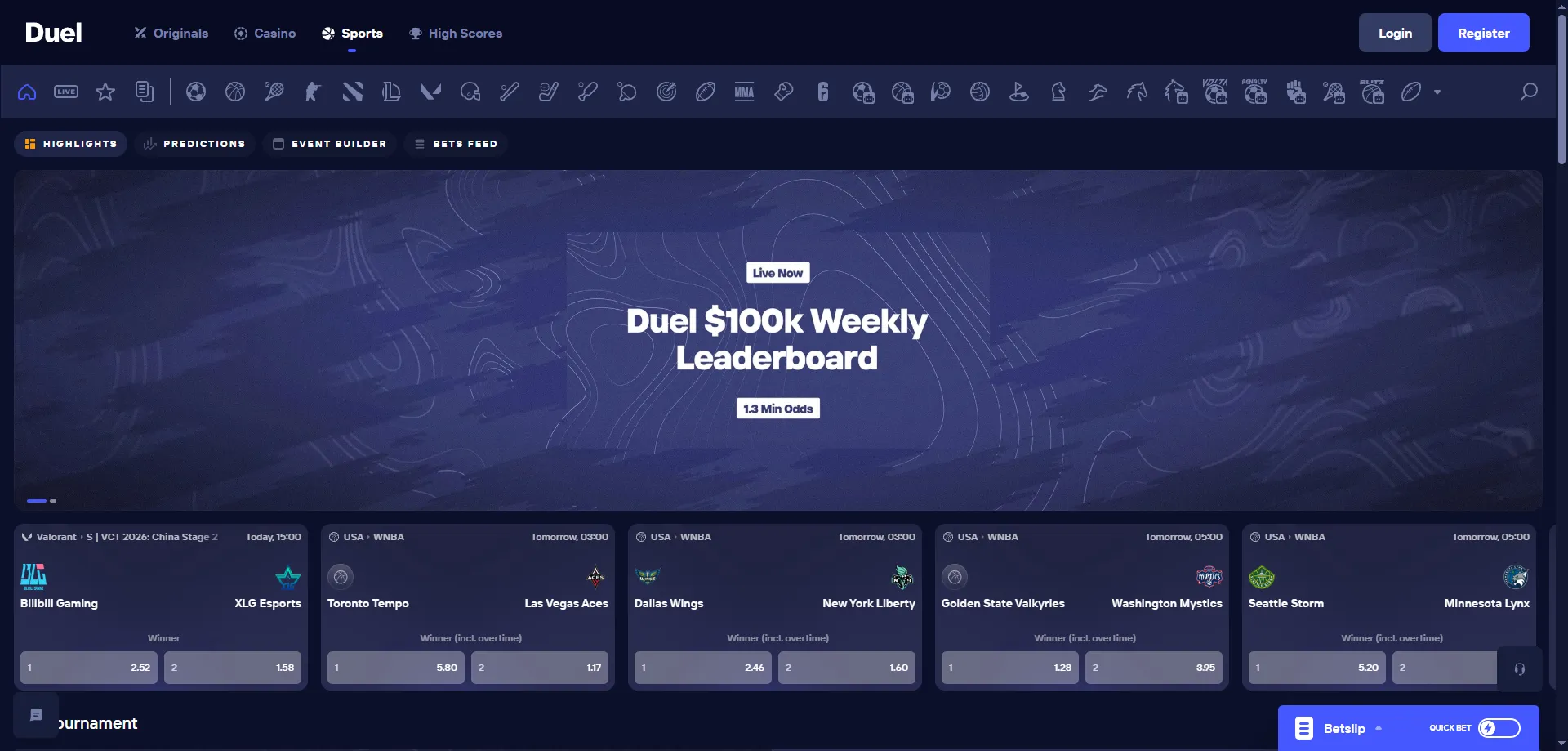 Duel Casino mobilná verzia – hranie na smartfóne a tablete
